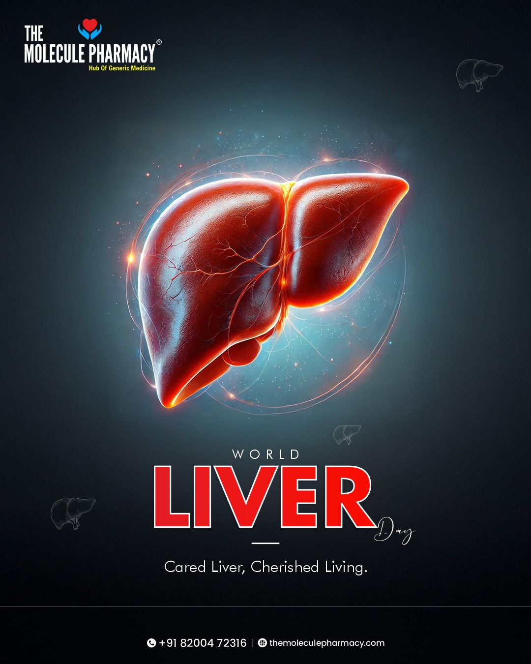 This World Liver Day, cherish life with a healthy liver! Molecule Pharmacy offers affordable generic medicines to support your liver—quality care without the high cost.
.
📞 Contact: +91 82004 72316
Location: https://themoleculepharmacy.com/store-locator/
Website: https://themoleculepharmacy.com/
.
.
.
#MoleculePharmacy #HealthIsWealth #AffordableHealth #GenericMedications #QualityCare #WellBeing #TrustedPharmacy #HealthCareSolutions #PatientCare #HealthyLiving #AffordableSolutions #HealthJourney #PharmacyExperts #BetterHealth #GenericDrugs #HealthSolutions #CustomerCare #PharmacyLife #Medicine #PainRelief #PeriodSupport #TranexamicAcid #MefenamicAcid #ExperienceMatters #PharmacyNearYou #TrustedHealthcare #WorldLiverday