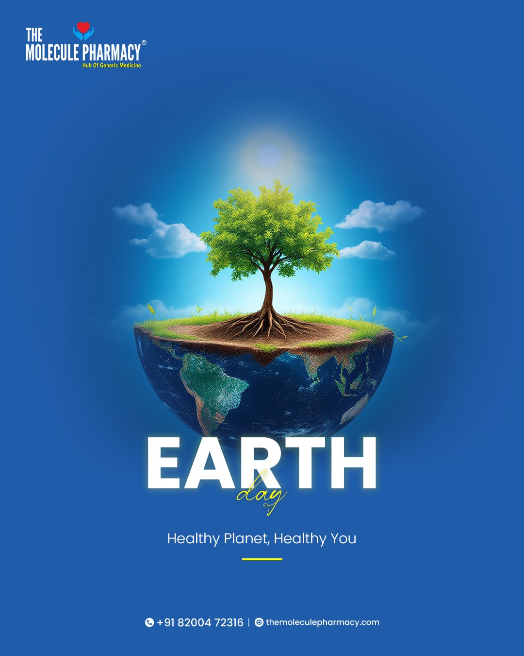 This Earth Day, choose a healthier planet and you! Molecule Pharmacy offers generic medicines for sustainable, affordable healthcare—same quality, smaller footprint.
.
📞 Contact: +91 82004 72316
Location: https://themoleculepharmacy.com/store-locator/
Website: https://themoleculepharmacy.com/
.
.
.
#MoleculePharmacy #HealthIsWealth #AffordableHealth #GenericMedications #QualityCare #WellBeing #TrustedPharmacy #HealthCareSolutions #PatientCare #HealthyLiving #AffordableSolutions #HealthJourney #PharmacyExperts #BetterHealth #GenericDrugs #HealthSolutions #CustomerCare #PharmacyLife #Medicine #PainRelief #PeriodSupport #TranexamicAcid #MefenamicAcid #ExperienceMatters #PharmacyNearYou #TrustedHealthcare #EarthDay2025