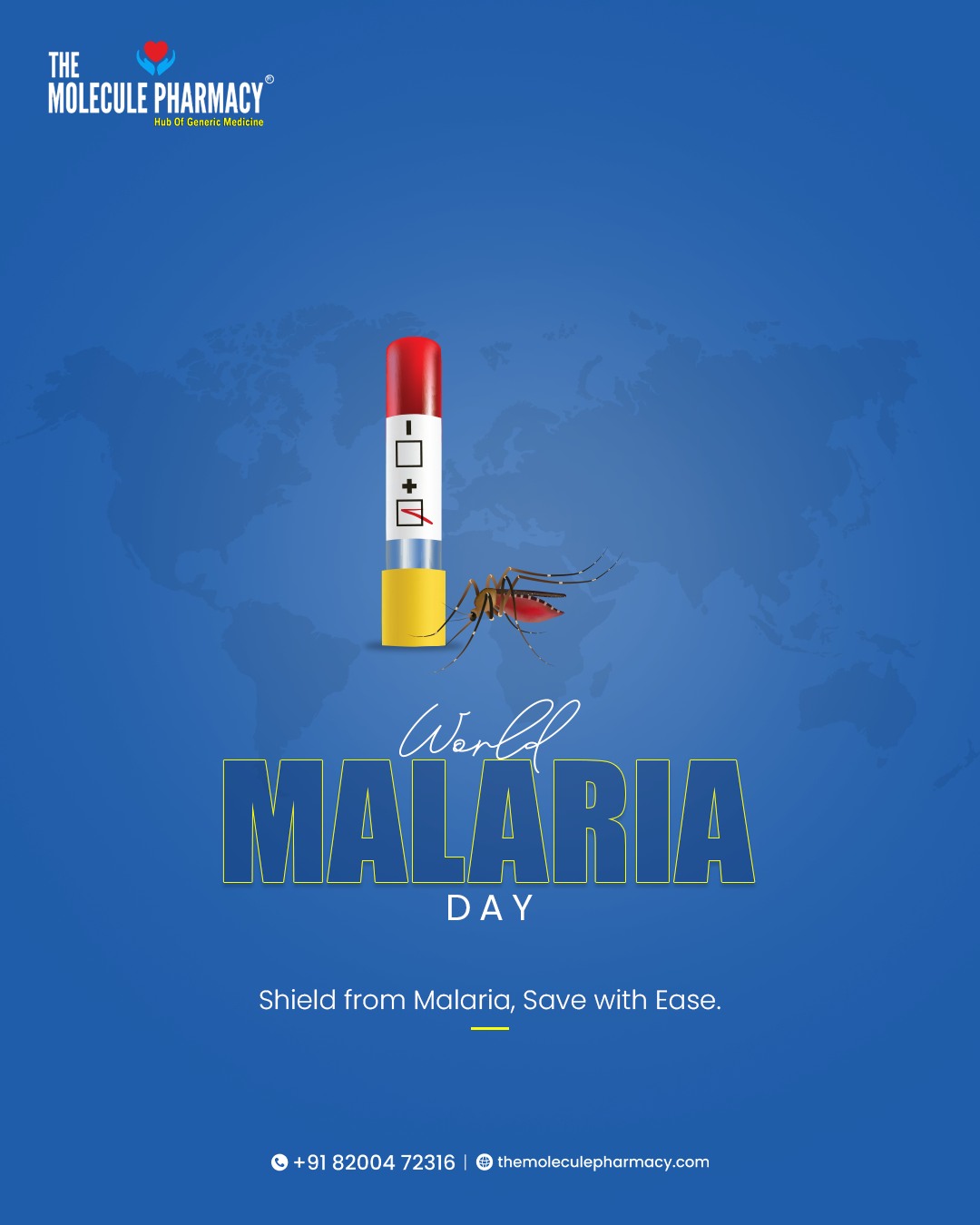This World Malaria Day, let’s fight malaria together! Molecule Pharmacy provides affordable generic medicines for prevention and treatment—no one should suffer because of cost.
.
📞 Contact: +91 82004 72316
Location: https://themoleculepharmacy.com/store-locator/
Website: https://themoleculepharmacy.com/
.
.
.
#MoleculePharmacy #HealthIsWealth #AffordableHealth #GenericMedications #QualityCare #WellBeing #TrustedPharmacy #HealthCareSolutions #PatientCare #HealthyLiving #AffordableSolutions #HealthJourney #PharmacyExperts #BetterHealth #GenericDrugs #HealthSolutions #CustomerCare #PharmacyLife #Medicine #PainRelief #PeriodSupport #TranexamicAcid #MefenamicAcid #ExperienceMatters #PharmacyNearYou #TrustedHealthcare #MalariaFree #WorldMalariaDay