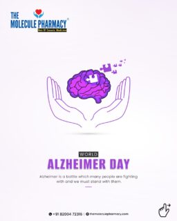 Alzheimer’s is not just an illness — it’s a battle millions face every day. 💜
Let’s stand together, raise awareness, and support those who need us most.
.
📞 Contact: +91 82004 72316
Location: https://themoleculepharmacy.com/store-locator/
Website: https://themoleculepharmacy.com/
.
.
.
#MoleculePharmacy #HealthIsWealth #AffordableHealth #GenericMedications #QualityCare #WellBeing #TrustedPharmacy #HealthCareSolutions #PatientCare #HealthyLiving #AffordableSolutions #HealthJourney #PharmacyExperts #BetterHealth #worlalzheimersday