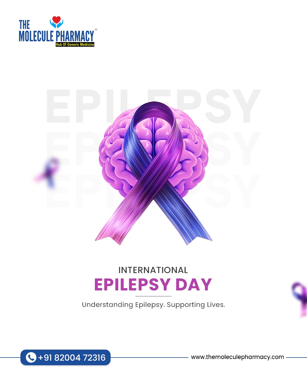 Epilepsy is a medical condition—not a limitation.
With awareness, proper treatment, and continuous care, life can be lived fully and confidently.
We are committed to providing trusted medicines and guidance.
.
📞 Contact: +91 82004 72316
Location: https://themoleculepharmacy.com/store-locator/
Website: https://themoleculepharmacy.com/
.
.
.
#MoleculePharmacy #HealthIsWealth #AffordableHealth #GenericMedications #QualityCare #WellBeing #TrustedPharmacy #HealthCareSolutions #PatientCare #HealthyLiving #AffordableSolutions #HealthJourney #PharmacyExperts #BetterHealth #GenericDrugs #HealthSolutions #CustomerCare #PharmacyLife #Medicine  #EpilepsyAwareness #LightTheWay