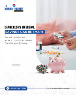 Diabetes is lifelong.
Smart choices make it easier.
Go generic.
.
.
Contact: +91 82004 72316
Location: https://themoleculepharmacy.com/store-locator/
Website: https://themoleculepharmacy.com/
.
#AffordableHealth #GenericMedicines #SmartChoices #HealthcareForAll #HealthMatters #QualityCare #MedicinesThatWork #AffordableMedicines #BetterHealth #HealthcareSavings #themoleculepharmacy