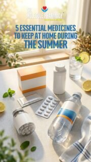 Don't wait for an emergency. Keep these 5 summer essentials ready in your medicine cabinet. From Generic ORS to Antifungal Powders, get everything you need at Molecule Pharmacy with up to 95% savings!
.
.
Contact: +91 82004 72316
Location: https://themoleculepharmacy.com/store-locator/
Website: https://themoleculepharmacy.com/
.
.
#SummerFirstAid #GenericMedicine #MoleculePharmacy #HeatWaveReady