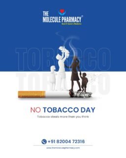 One habit. Many consequences.

Tobacco doesn’t just harm you -
it affects your lungs, heart, and the people around you.

This No Tobacco Day, take the first step:
Quit.

Even a small decision today can lead to a healthier tomorrow.

At The Molecule Pharmacy, we support your journey with guidance and affordable care options.

You don’t need tobacco. Your body doesn’t either.
.
.
#MoleculePharmacy #NoTobaccoDay #QuitTobacco #HealthyChoices #TobaccoFreeLife