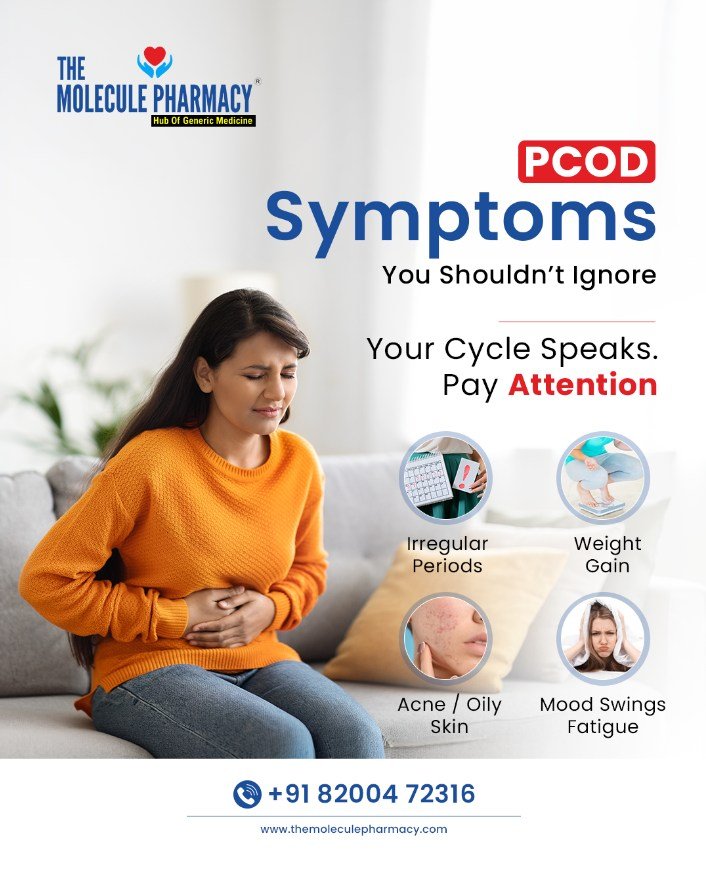 Women’s health ko priority dena self-care ka sabse important part hai. 💗

Agar body me changes feel ho rahe hain, toh guess karne ke bajay timely guidance lena better hai.

Right women’s health support ke liye The Molecule Pharmacy visit karein.

Contact: +91 82004 72316
Location: https://themoleculepharmacy.com/store-locator/
Website: https://themoleculepharmacy.com/

#TheMoleculePharmacy #WomensWellness #SelfCareMatters #HealthGuidance #pharmacycare