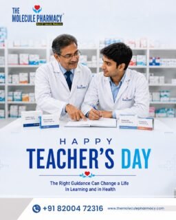 The right guidance can shape a better future — whether it comes from a teacher in the classroom or trusted advice for your health. 📚💊

This Teachers’ Day, we celebrate every mentor who guides us toward better choices, greater confidence, and a healthier life.

For trusted medicine guidance and everyday healthcare support, visit Moleclue Pharmacy.

📍 Visit The Moleclue Pharmacy for trusted medicine guidance.
📞 +91 82004 72316

#TeachersDay #HappyTeachersDay #RightGuidance #HealthGuidance #TrustedCare #HealthyChoices #PharmacyCare #MedicineGuidance #MolecluePharmacy #HealthAndLearning #betterhealthbetterlife