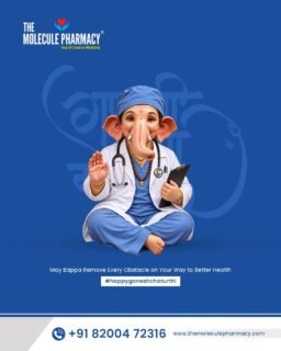 May Bappa remove every obstacle and bless your life with good health, happiness, and peace. πβ¨
.
This Ganesh Chaturthi, celebrate new beginnings with healthier choices and trusted care for you and your family.
.
For reliable medicine guidance and everyday healthcare support, visit Moleclue Pharmacy.
.
π Visit The Moleclue Pharmacy for trusted medicine guidance.
π +91 82004 72316
.
#GaneshChaturthi #GanpatiBappaMorya #HealthyBeginnings #BetterHealth #TrustedCare #PharmacyCare #MedicineGuidance #MolecluePharmacy #HealthAndHappiness #FestiveWellness